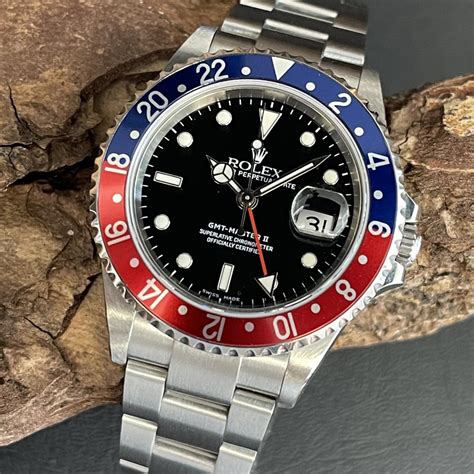 rolex gmt master pepsi 1995|rolex gmt pepsi bezel.